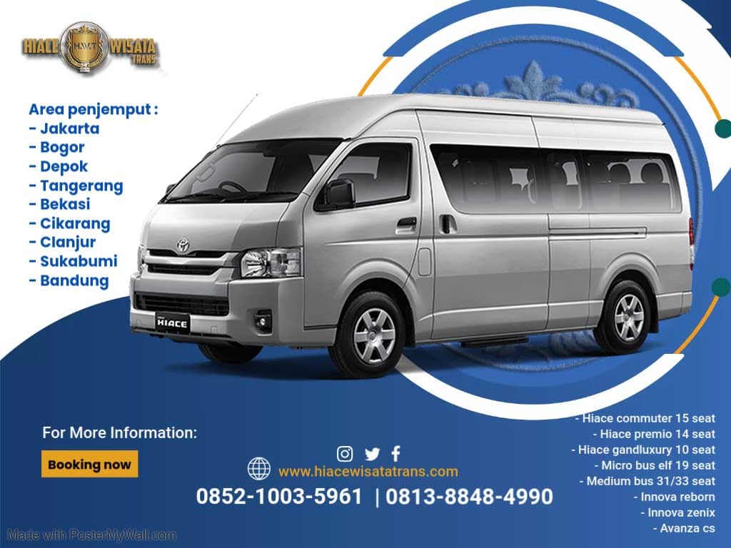 Sewa Toyota Hiace Cigombong
